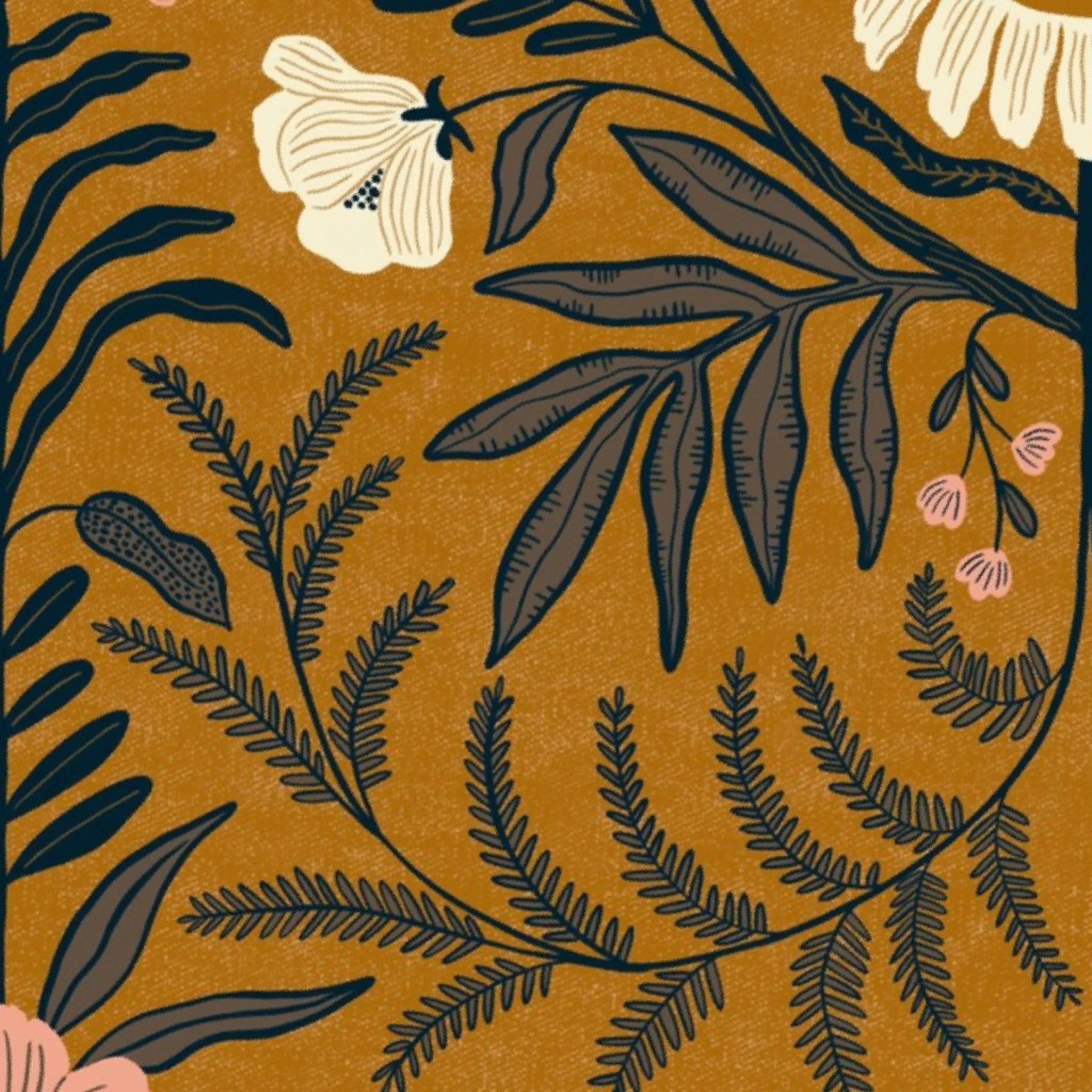 Brighton- burnt orange Wallpaper by scarlet_soleil.