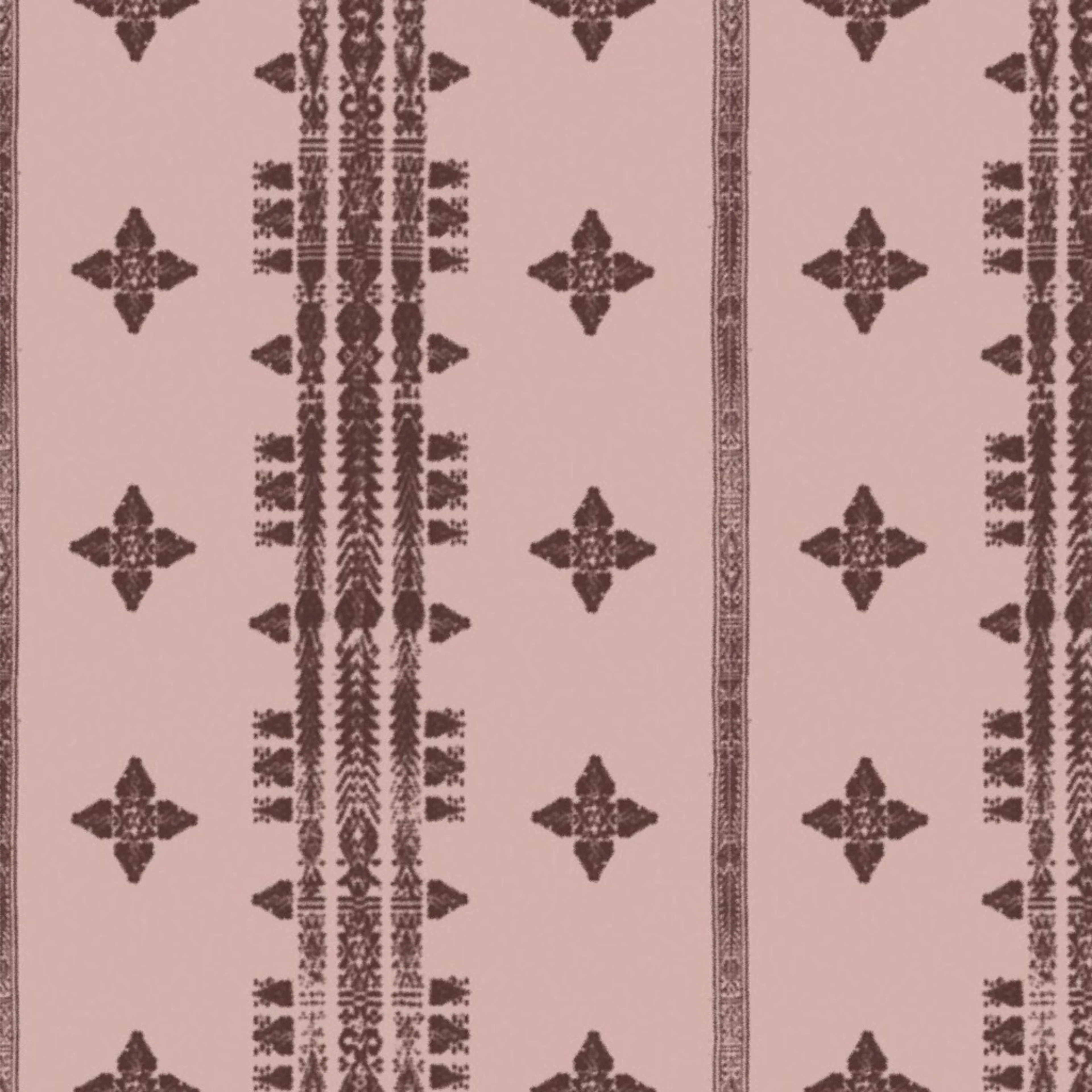Moroccan Stripe terracotta pink by vk_studio