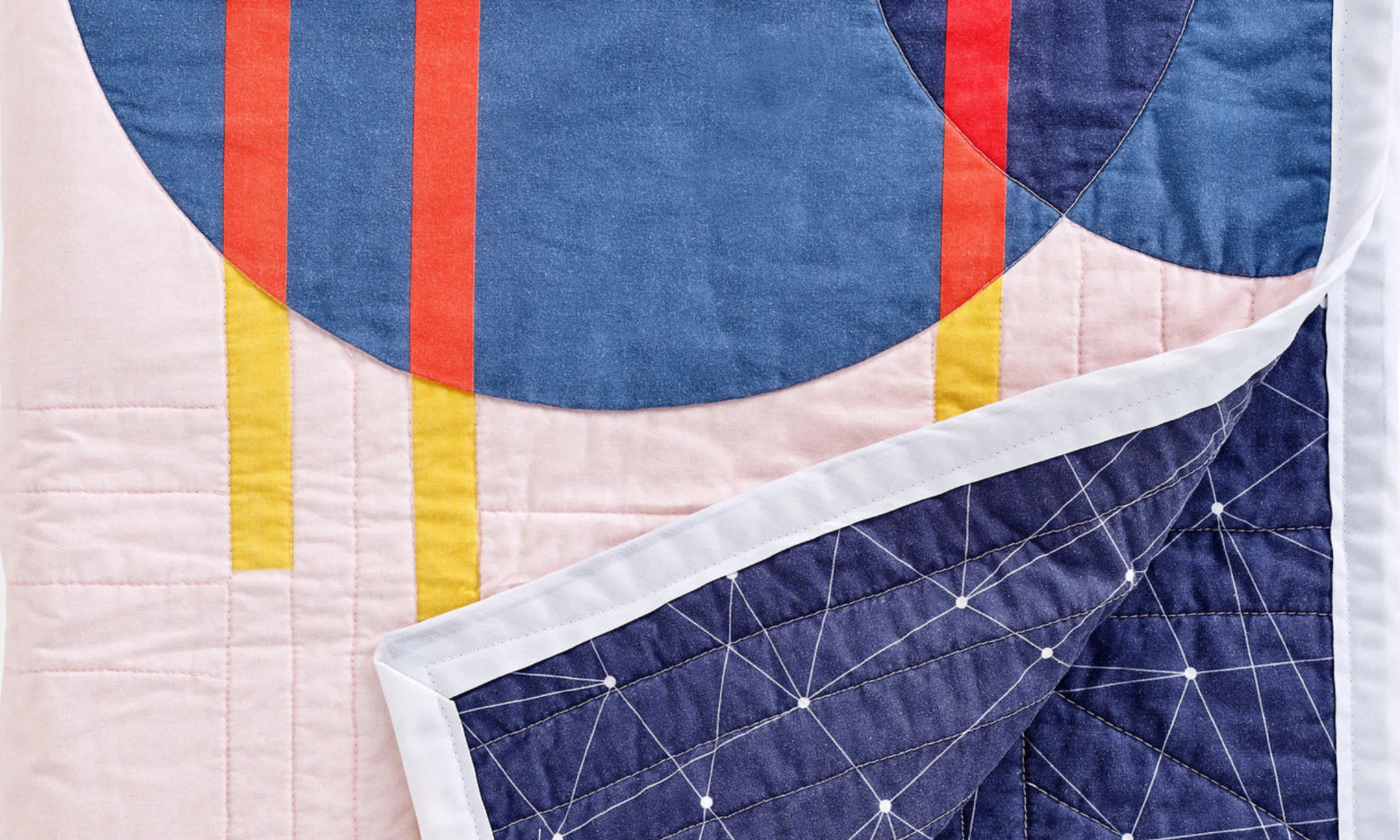 Modern design cheater quilt
